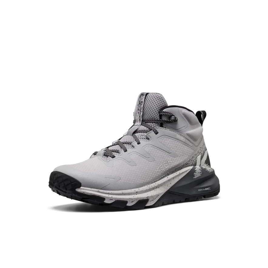 Men's Targhee Apex Wide Waterproof Hiking Boot  |  Alloy/Black - Image 2