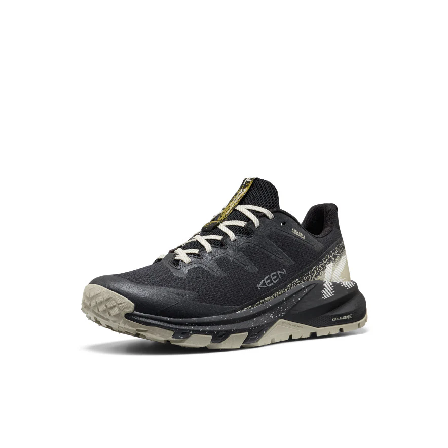 Men's Targhee Apex Wide Waterproof Hiking Shoe  |  Black/Abbey Stone - Image 3