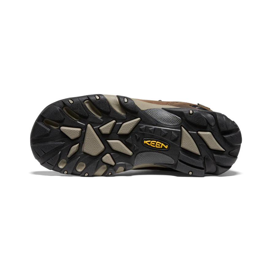 Men's Targhee II Mid Waterproof Hiking Boots  |  Shitake/Brindle - Image 4