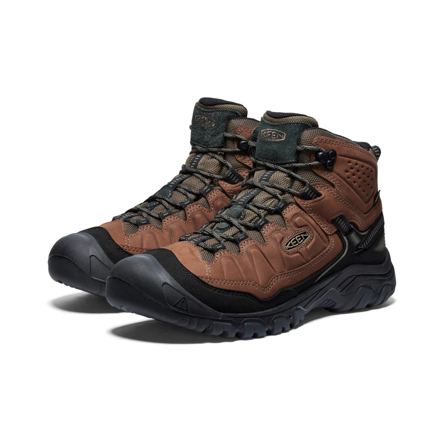 Men's Targhee IV Waterproof Hiking Boot  |  Bison/Black - Image 11