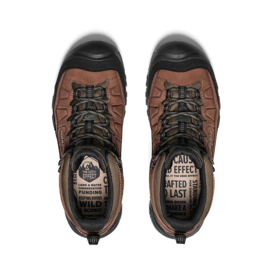 Men's Targhee IV Waterproof Hiking Boot  |  Bison/Black - Image 13