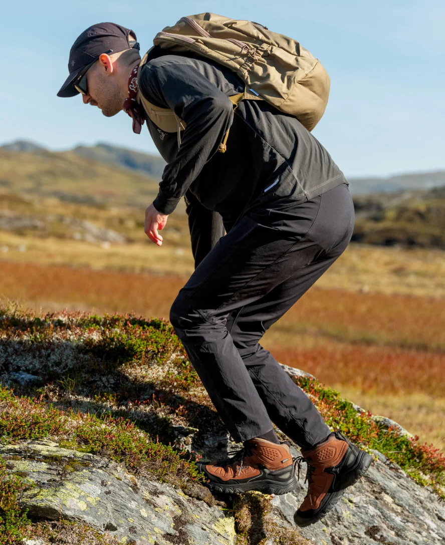Men's Targhee IV Waterproof Hiking Boot  |  Bison/Black - Image 8