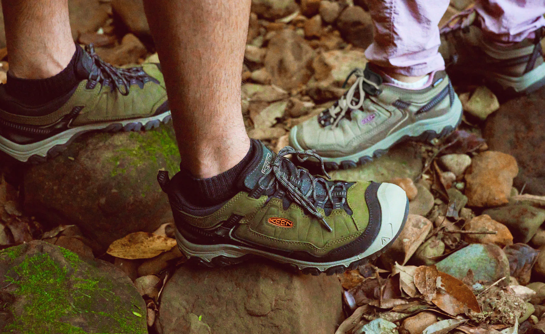 Men's Targhee IV Wide Waterproof Hiking Shoe  |  Bison/Black - Image 7