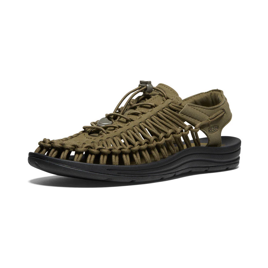 Men's UNEEK Sneaker  |  Dark Olive/Black - Image 3