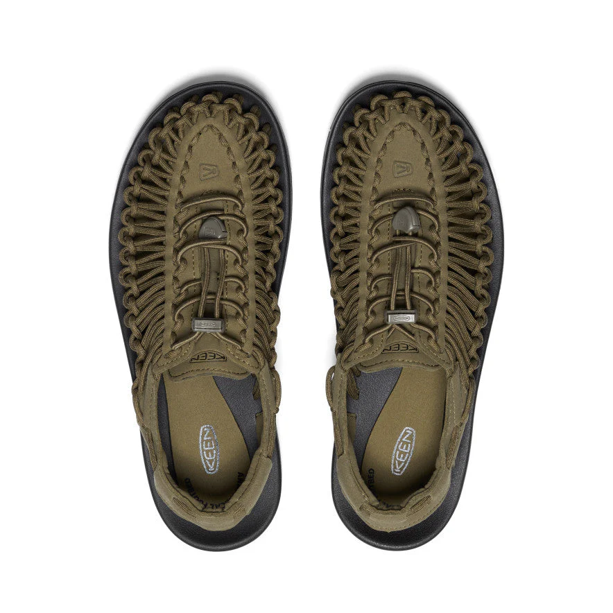 Men's UNEEK Sneaker  |  Dark Olive/Black - Image 4