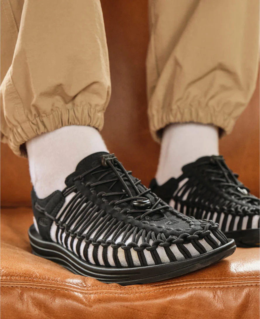 Men's UNEEK Sneaker  |  Dark Olive/Black - Image 7