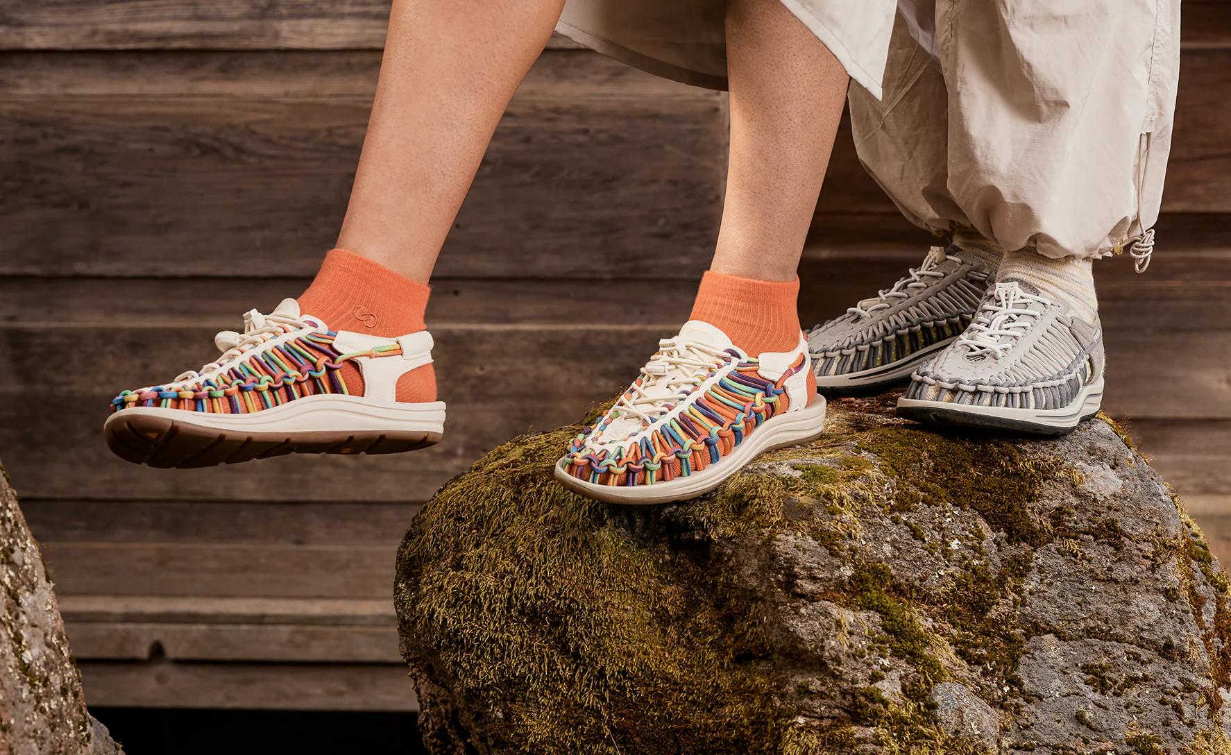 Men's UNEEK Sneaker | Timberwolf/Plaza Taupe - Image 5