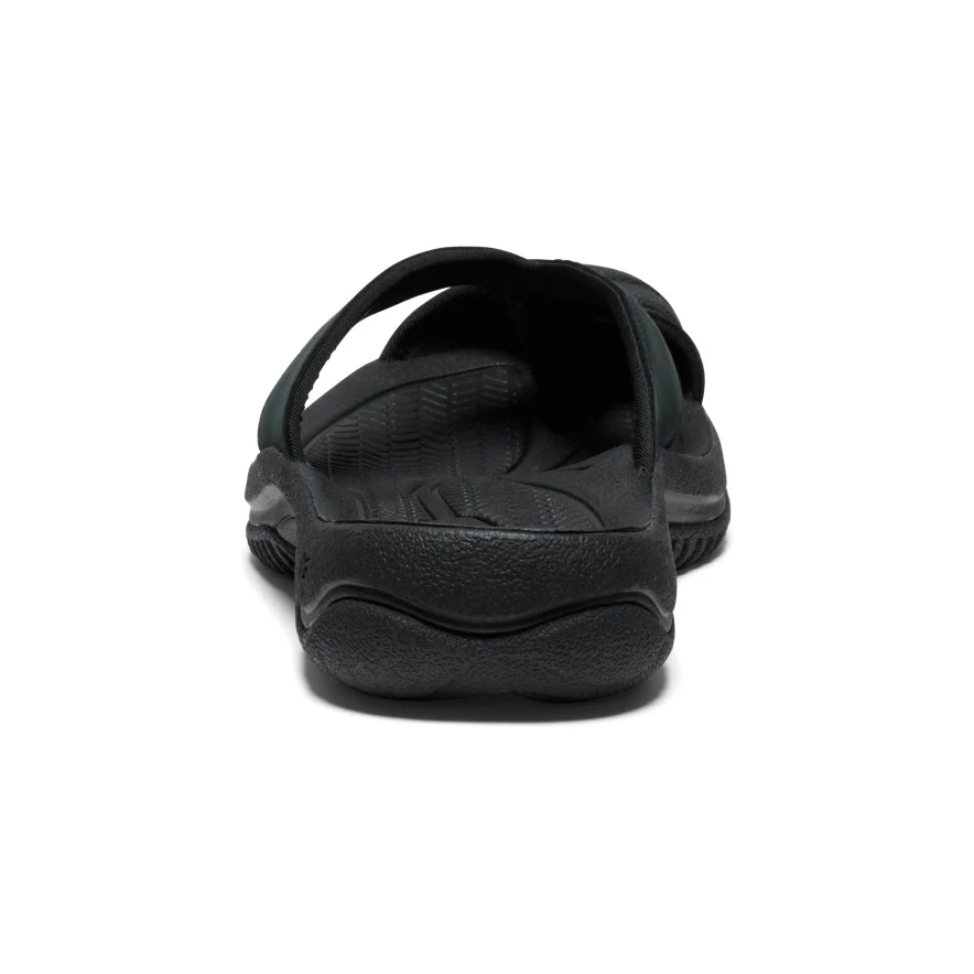 Men's Waimea Leather Flip-Flop | Black/Black - Image 5
