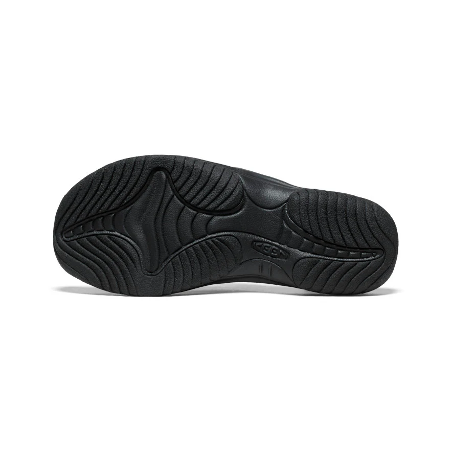 Men's Waimea Leather Flip-Flop | Black/Black - Image 6