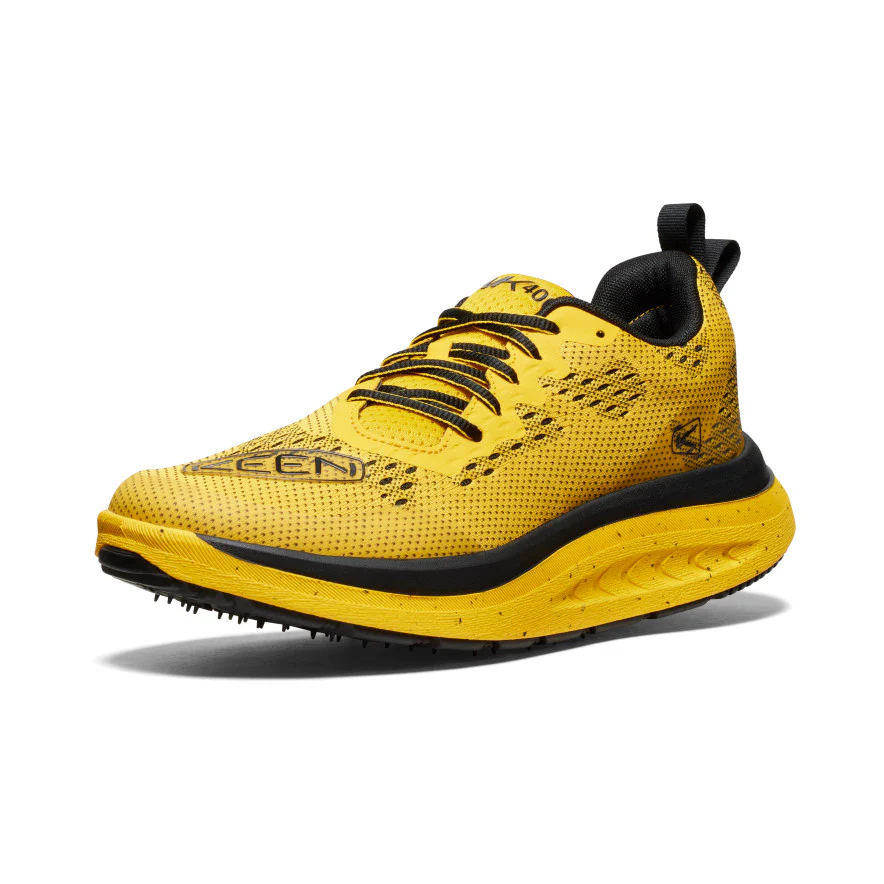 Men's WK400 Walking Shoe | KEEN Yellow/Black - Image 3