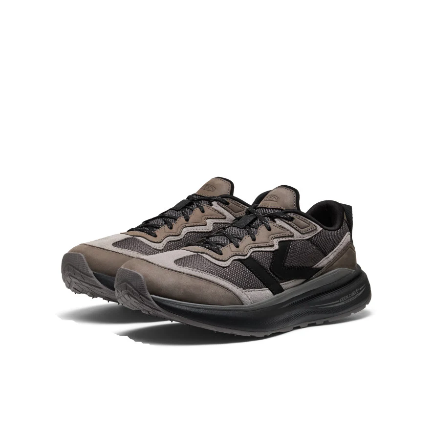 Men's WK500 Leather Walking Shoe  |  Steel Grey/Black - Image 2