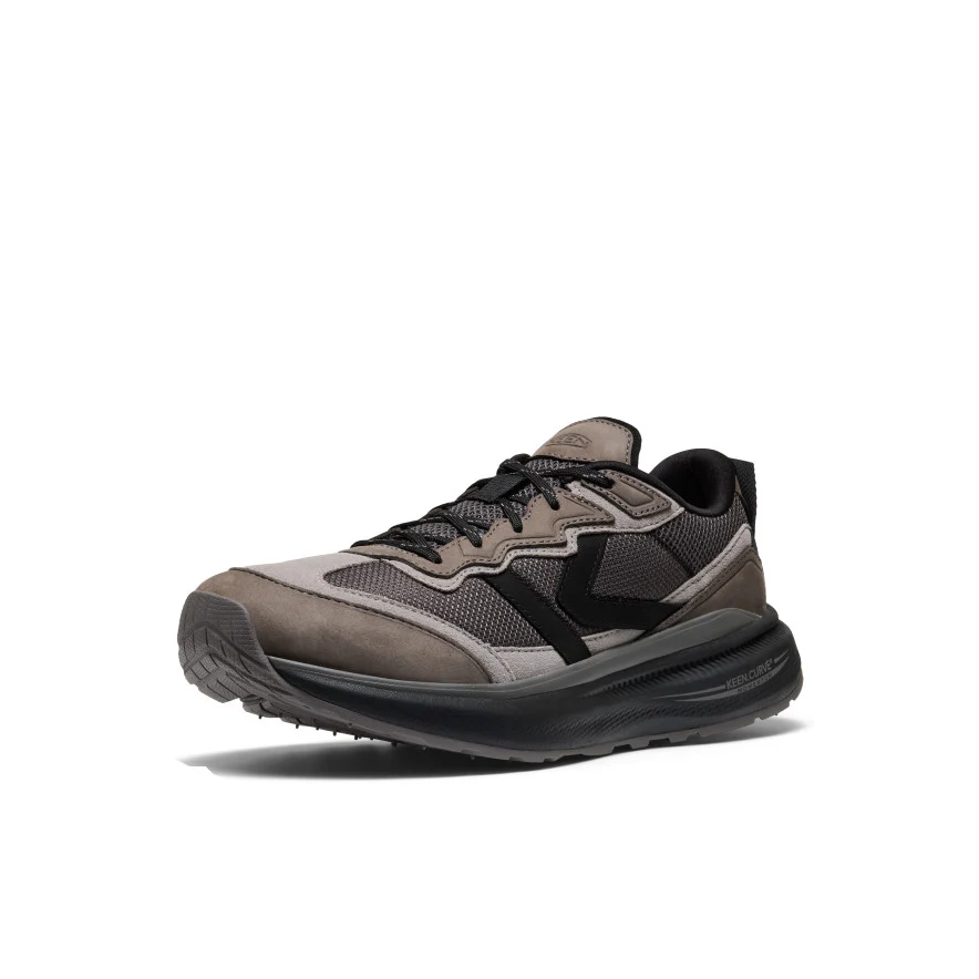 Men's WK500 Leather Walking Shoe  |  Steel Grey/Black - Image 3