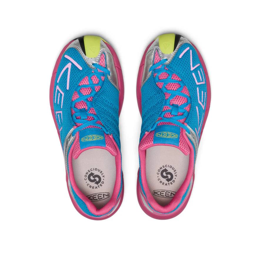 Women's A86 Sneaker  |  Swedish Blue/Shocking Pink - Image 4