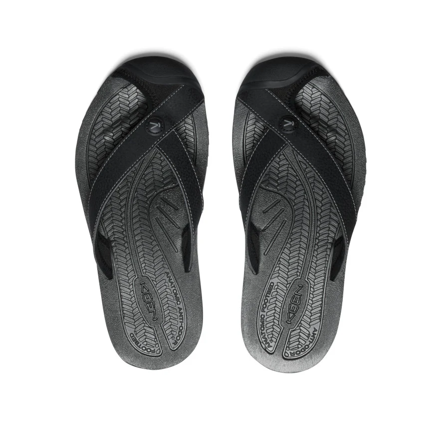 Women's Barbados Flip-Flop | Black/Steel Grey - Image 9