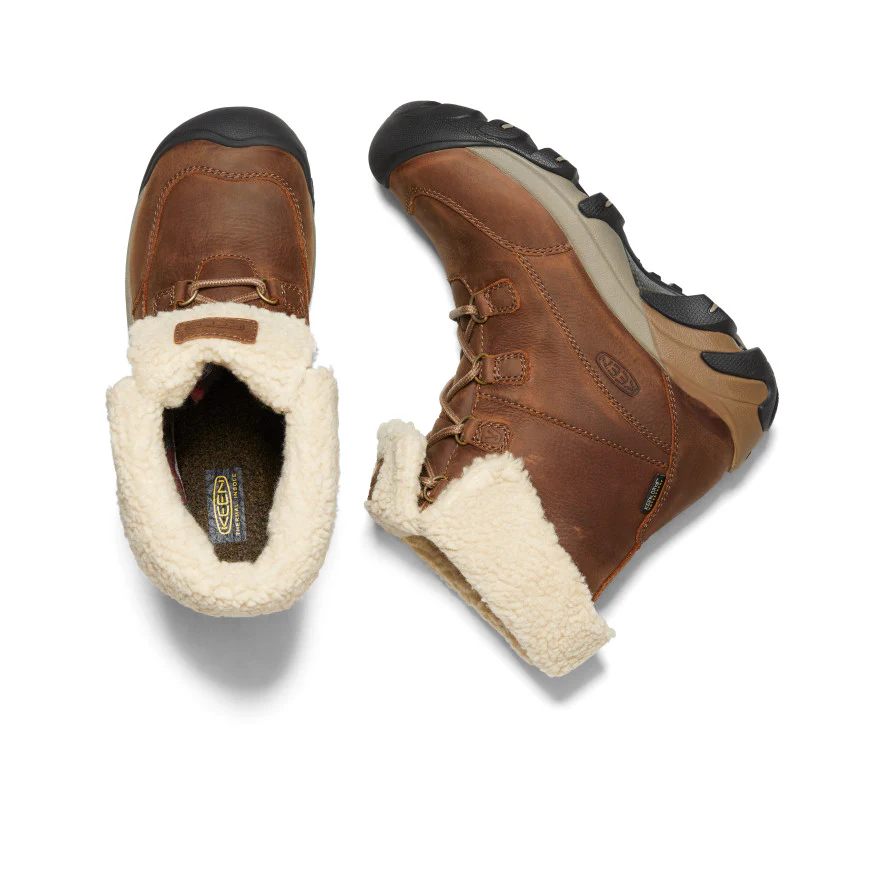 Women's Betty Waterproof Short Boot | Brown/Shitake - Image 5