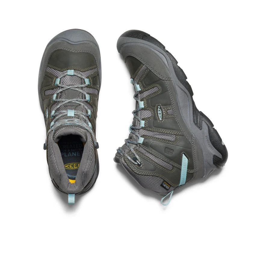 Women's Circadia Waterproof Boot Wide | Steel Grey/Cloud Blue - Image 5