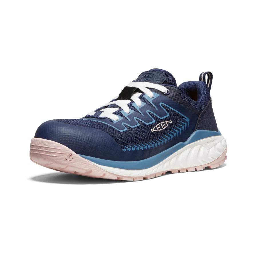 Women's CSA Arvada Work Sneaker (Carbon Toe)  |  Naval Academy/Peach Whip - Image 3