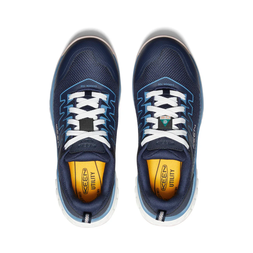 Women's CSA Arvada Work Sneaker (Carbon Toe)  |  Naval Academy/Peach Whip - Image 4