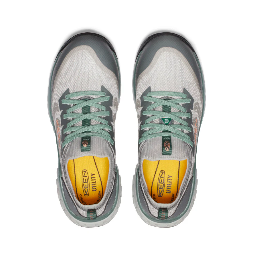 Women's CSA Arvada Shift Work Sneaker (Carbon Toe)  |  Steel Grey/Granite Green - Image 4