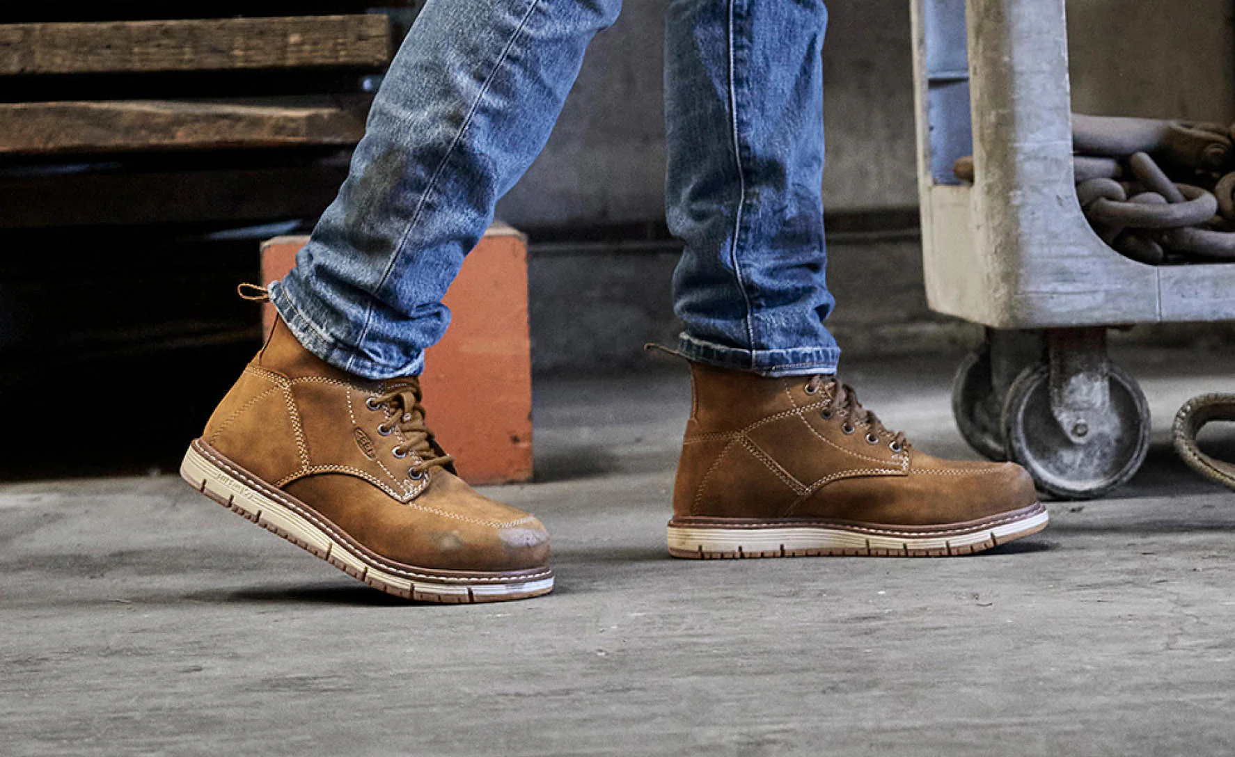 Women's CSA San Jose 6" Waterproof Boot (Aluminum Toe)  |  Almond/Gum Kg 113 - Image 5