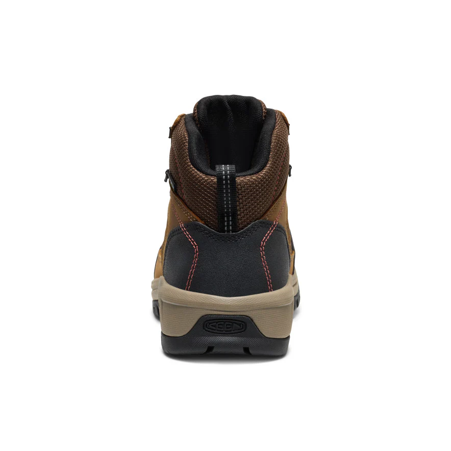 Women's CSA Skokie Waterproof Work Boot (Carbon Toe)  |  Bison/Black - Image 5