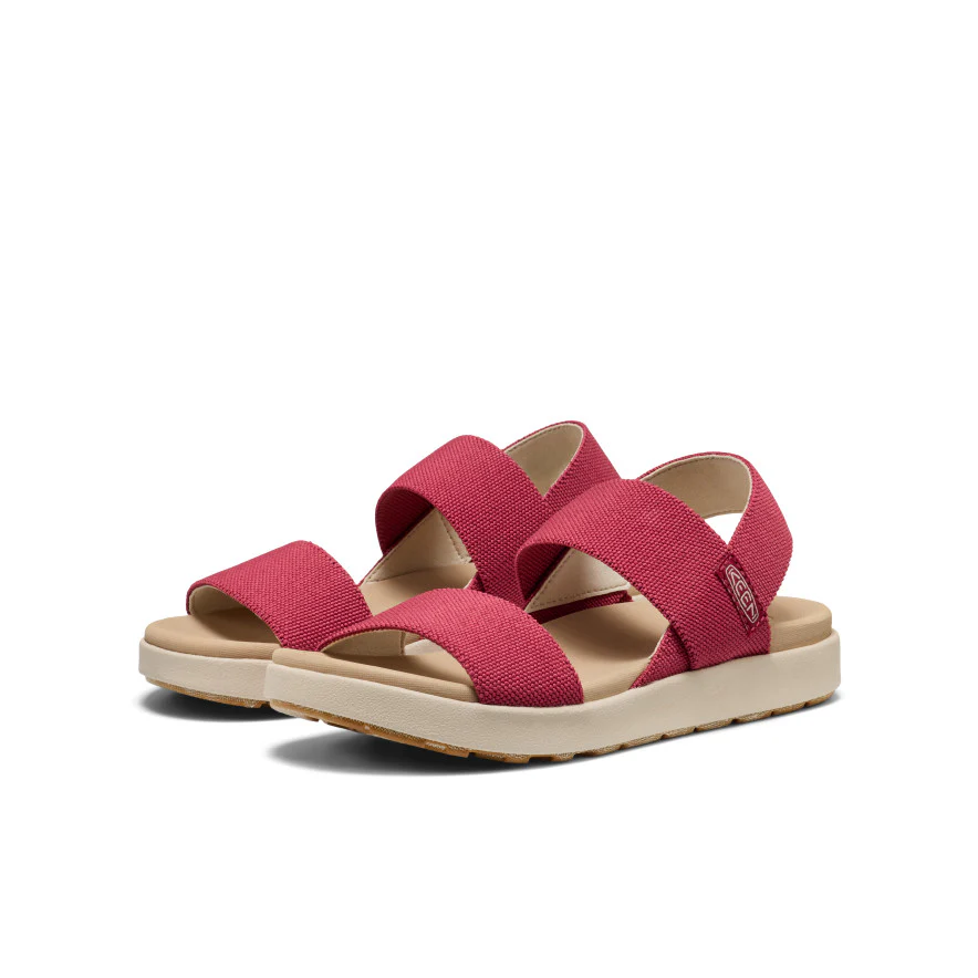 Women's Elle Backstrap Sandal  |  Garnet/Birch - Image 2
