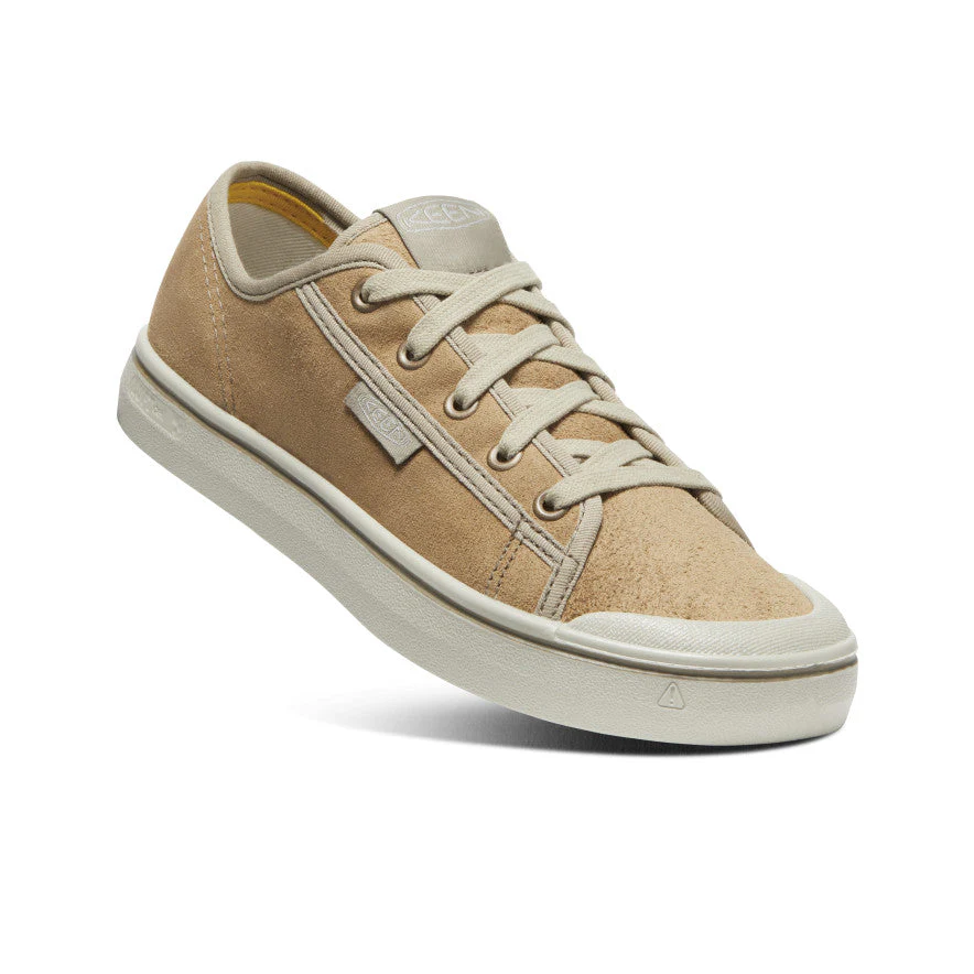 Women's Elsa Harvest Leather Sneaker | Beige/Silver Birch - Image 3