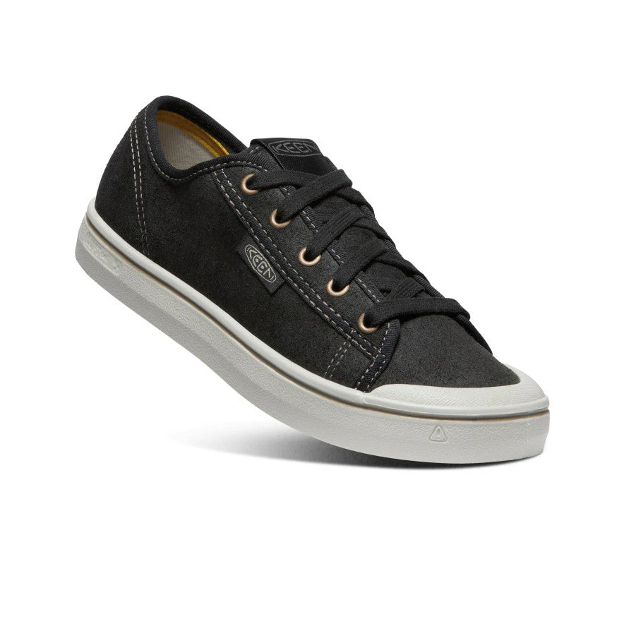 Women's Elsa Harvest Leather Sneaker | Black/Silver Birch - Image 3