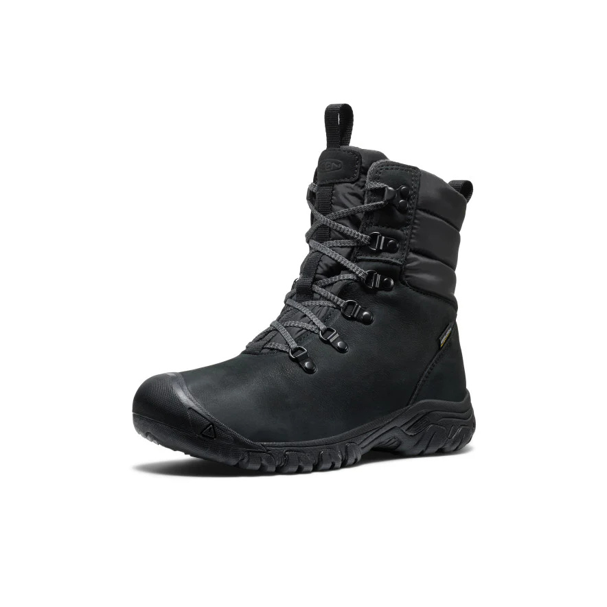 Women's Greta Waterproof Boot  |  Black/Black - Image 8