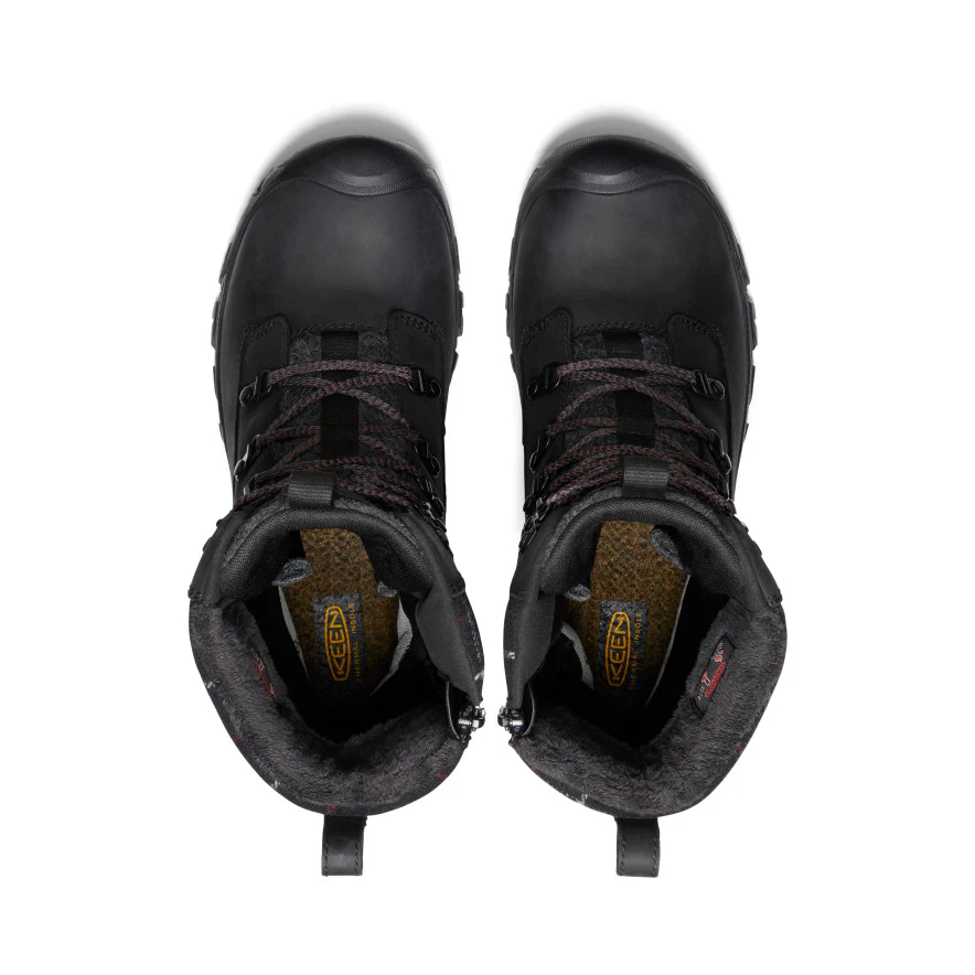 Women's Greta Tall Waterproof Boot  |  Black/Black Plaid - Image 4