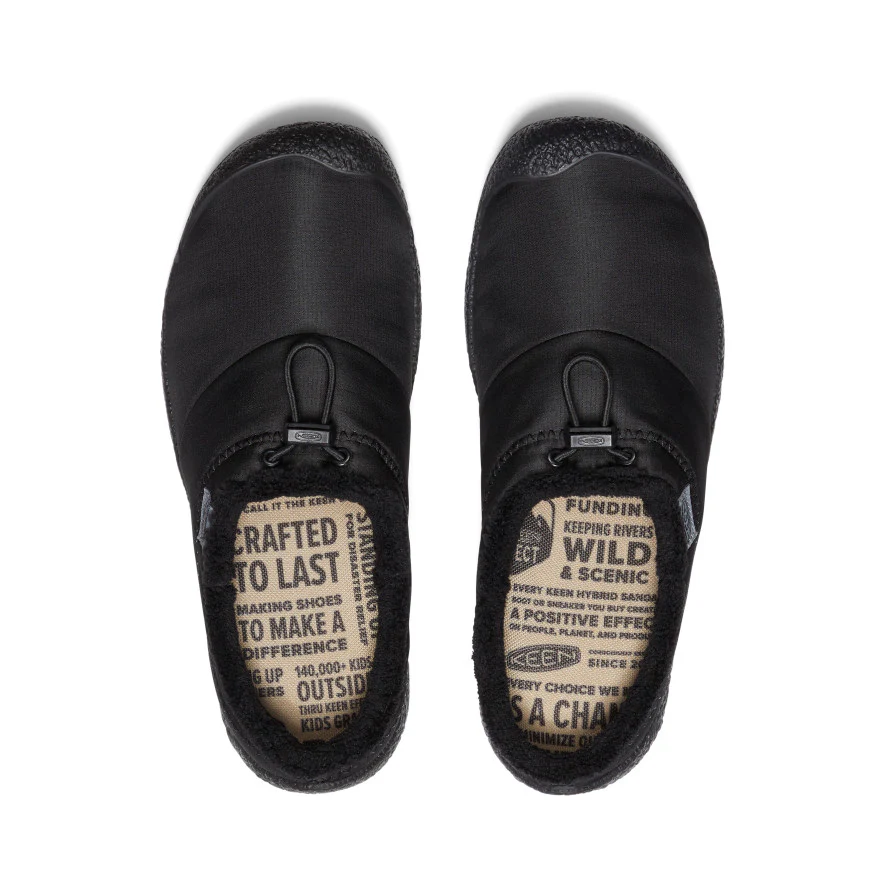 Women's Howser III Slide | Black Smooth Nylon - Image 4