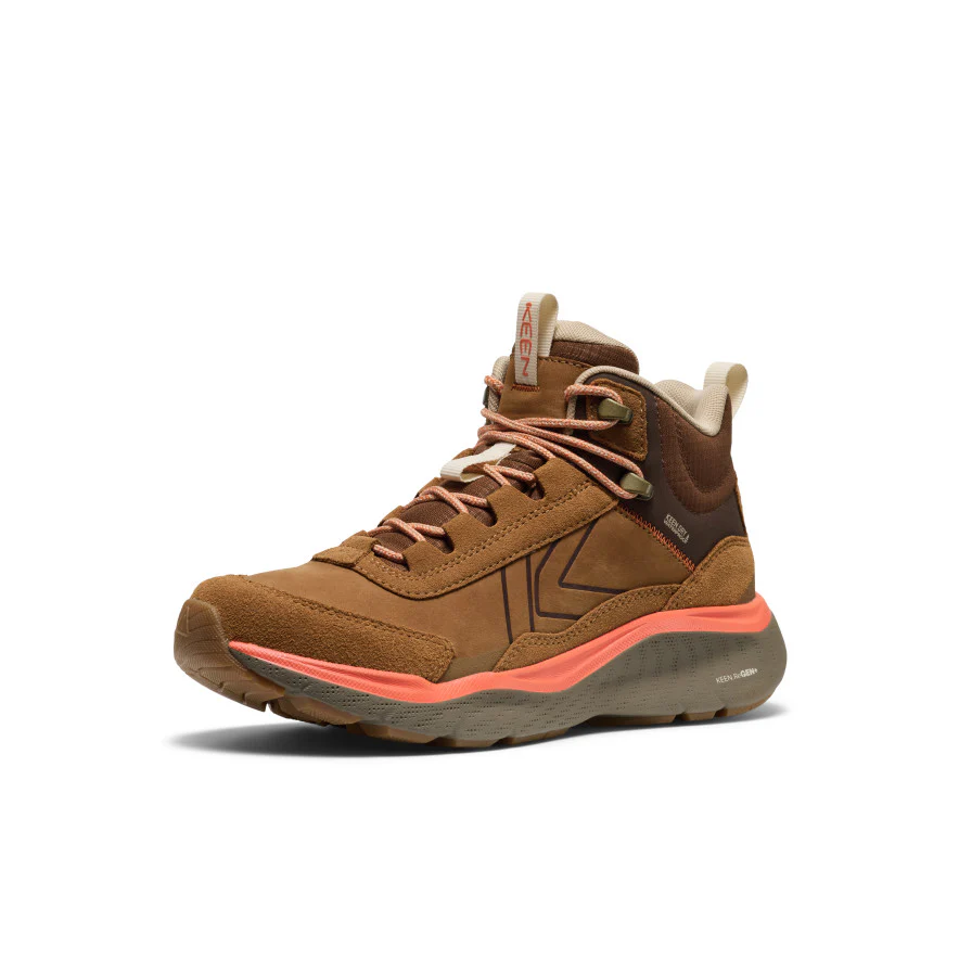 Women's Leiki Waterproof Leather Hiking Boot | Chipmunk/Bison - Image 3