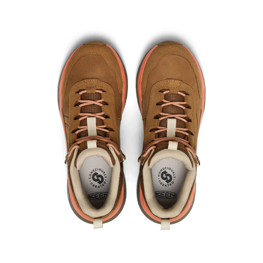 Women's Leiki Waterproof Leather Hiking Boot | Chipmunk/Bison - Image 4