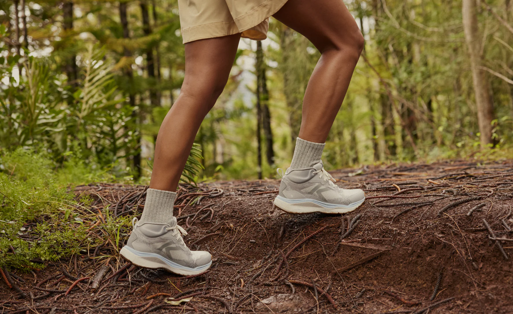 Women's Leiki Waterproof Hiking Boot  |  Safari/Chipmunk - Image 7