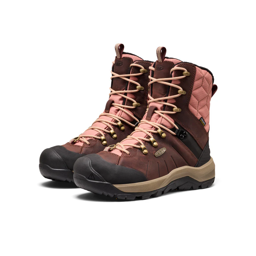 Women's Revel IV High Polar Waterproof Boot | Chocolate Lab/Old Rose - Image 2
