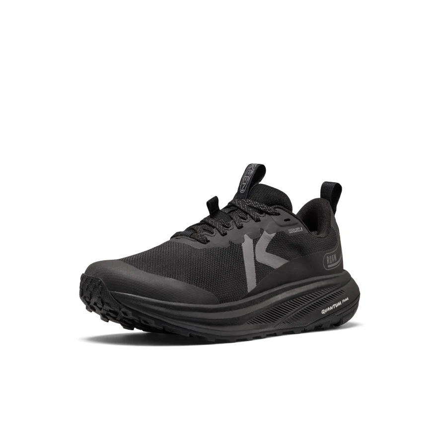Women's Roam Waterproof Trail Running Shoe | Black/Black - Image 3