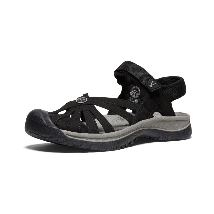 Women's Rose Sandal  |  Black/Neutral Gray - Image 3