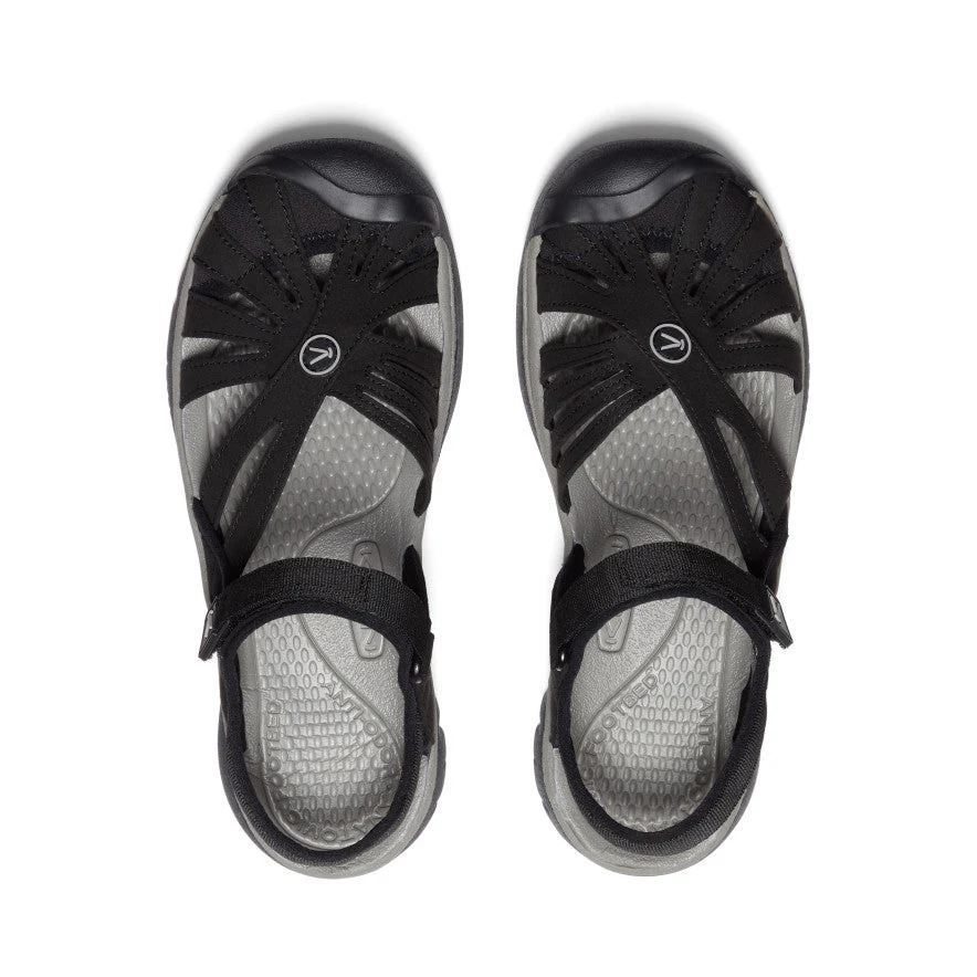 Women's Rose Sandal  |  Black/Neutral Gray - Image 4