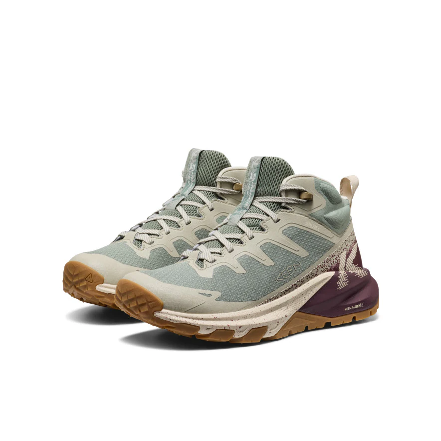 Women's Targhee Apex Waterproof Hiking Boot  |  Lily Pad/Fig - Image 2