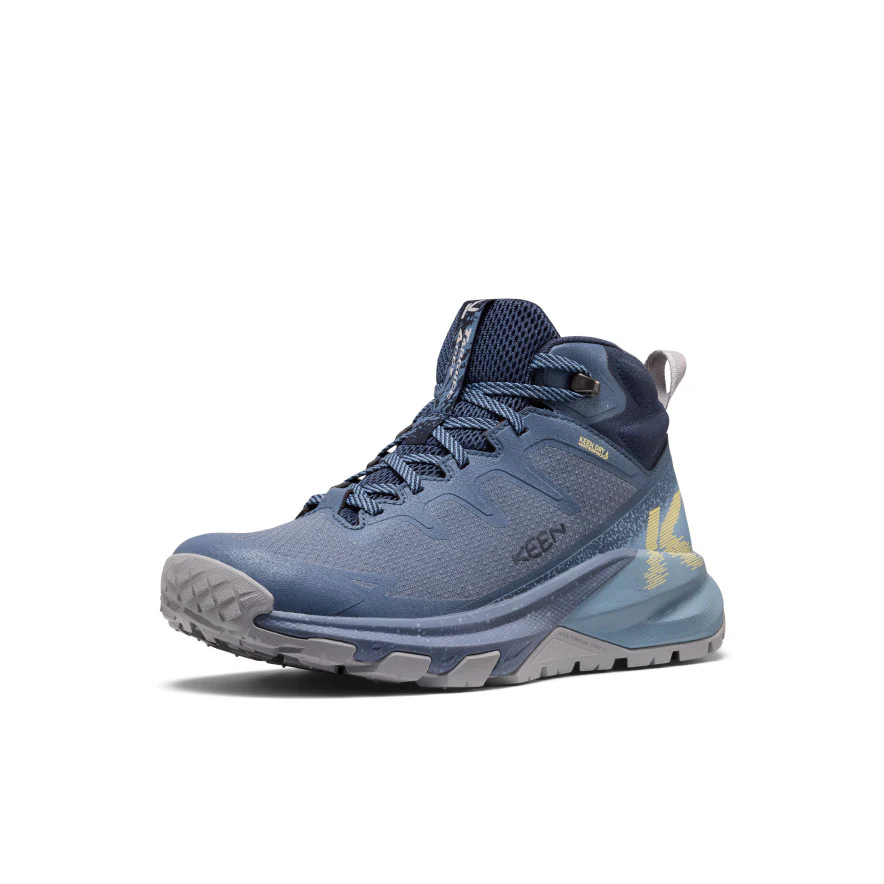 Women's Targhee Apex Waterproof Hiking Boot  |  Vintage Indigo/Lemon Grass - Image 3