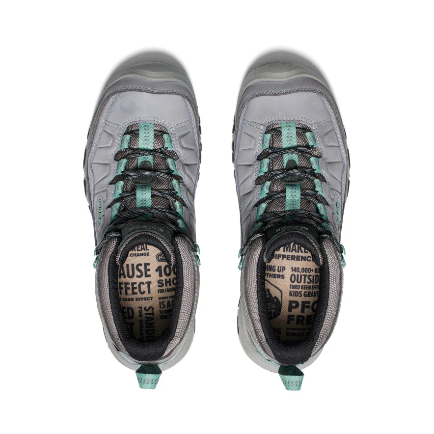 Women's Targhee IV Waterproof Hiking Boot | Alloy/Granite Green - Image 12