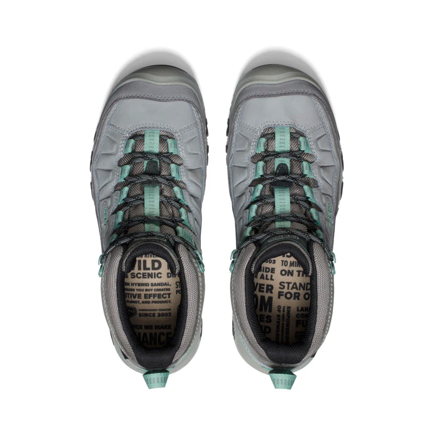 Women's Targhee IV Waterproof Hiking Boot | Alloy/Granite Green - Image 4