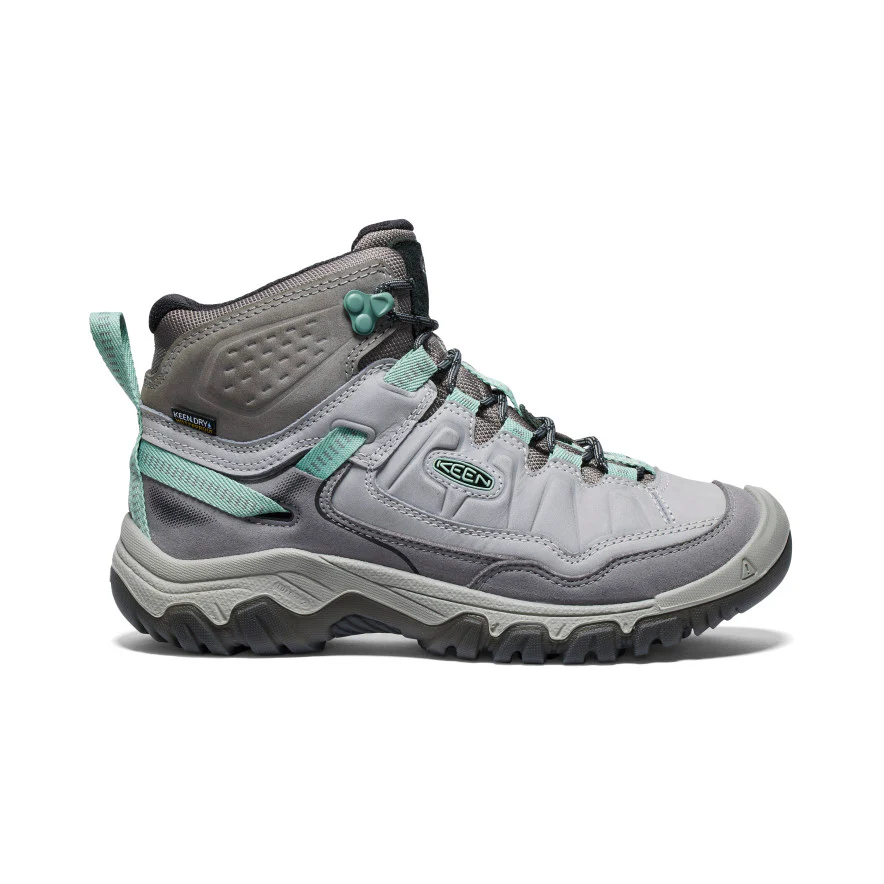 Women's Targhee IV Waterproof Hiking Boot | Alloy/Granite Green - Image 9