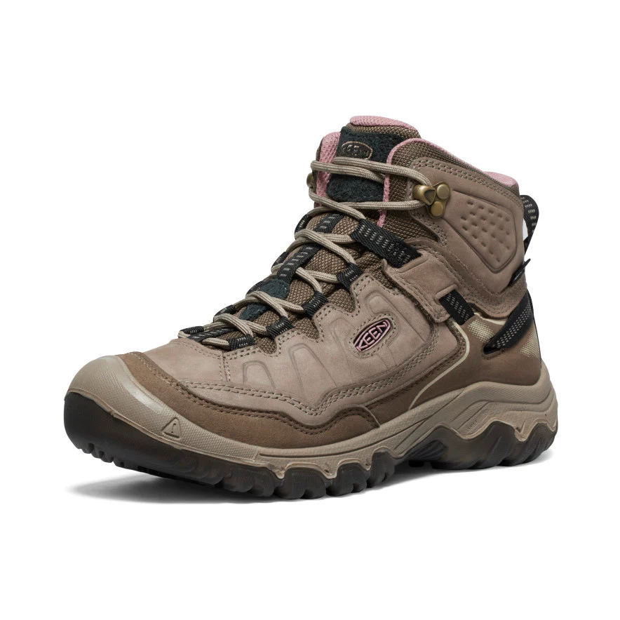 Women's Targhee IV Waterproof Hiking Boot | Brindle/Nostalgia Rose - Image 3