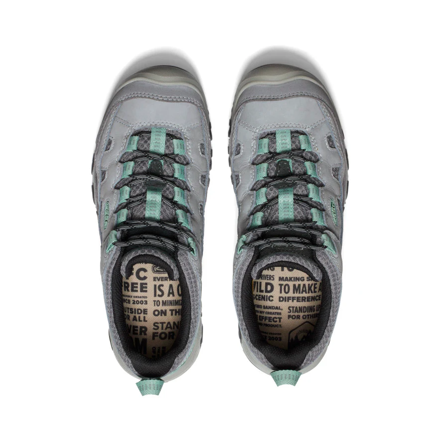 Women's Targhee IV Vented Hiking Shoe  |  Alloy/Granite Green - Image 4