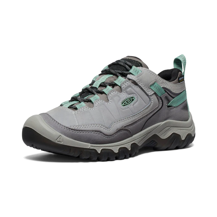 Women's Targhee IV Waterproof Hiking Shoe | Alloy/Granite Green - Image 3