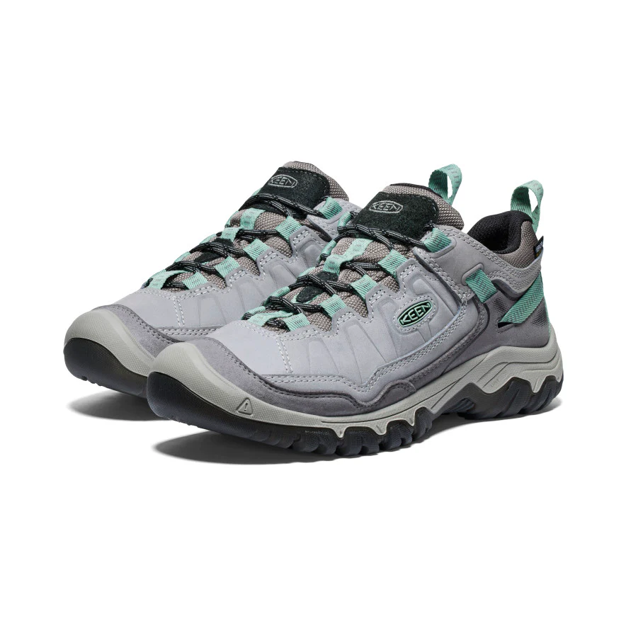 Women's Targhee IV Waterproof Hiking Shoe | Alloy/Granite Green - Image 9