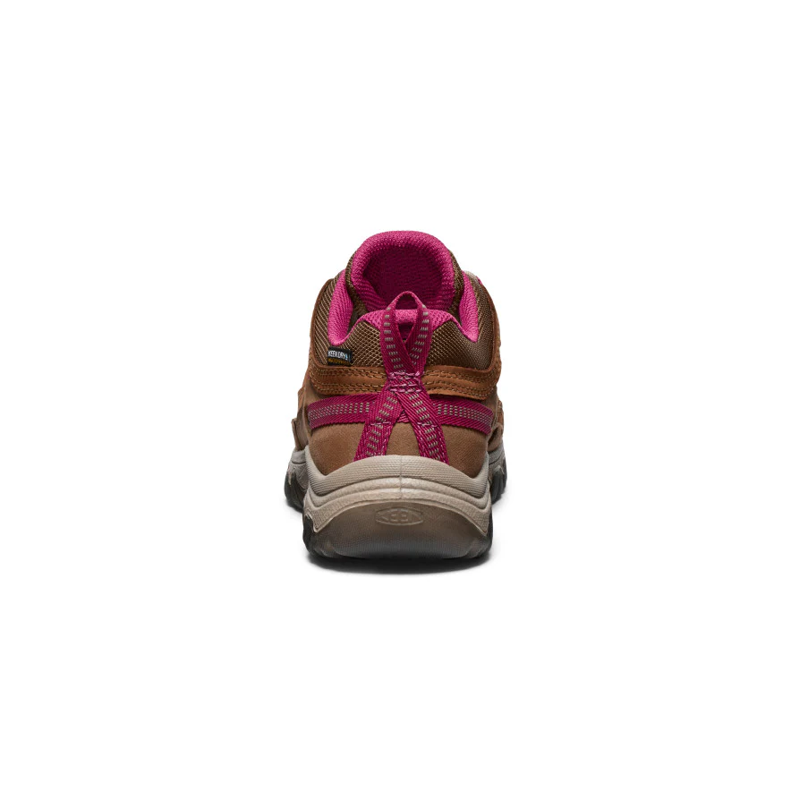 Women's Targhee IV Waterproof Hiking Shoe  |  Bison/Beaujolais - Image 5