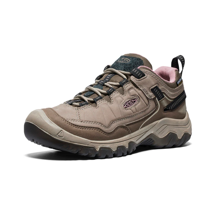 Women's Targhee IV Waterproof Hiking Shoe | Brindle/Nostalgia Rose - Image 10
