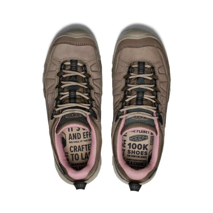Women's Targhee IV Waterproof Hiking Shoe | Brindle/Nostalgia Rose - Image 4